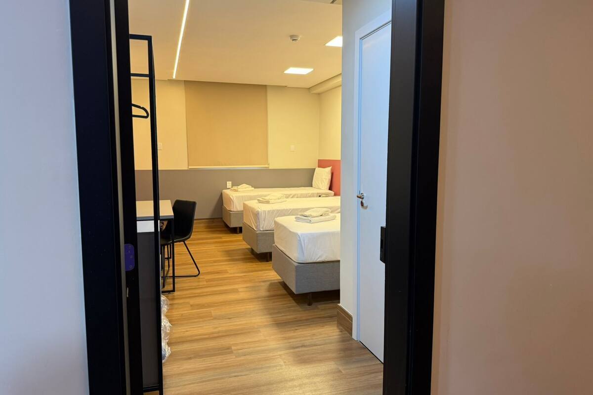 Studio, 3 lits une place