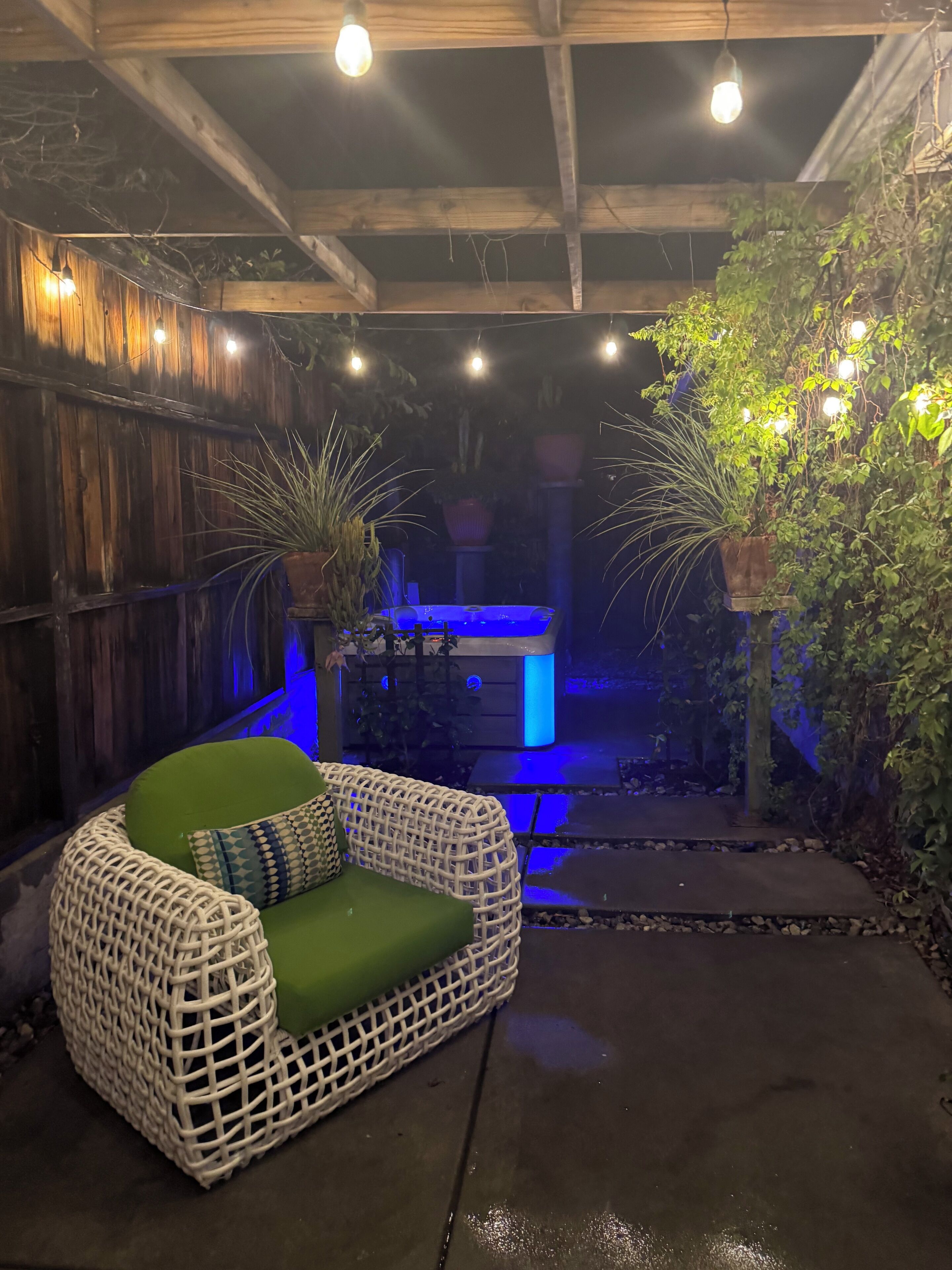 Cottage Deluxe, vue piscine | Terrasse/Patio