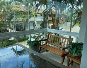 Property grounds - Cozy Apartment – 5 minutes from Bombinhas Beach (Bombinhas)