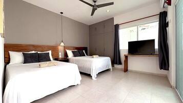 Iron/ironing board, WiFi, bed sheets