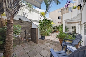 Terrace/patio - Updated Condado King Studio in Prime Location (San Juan)