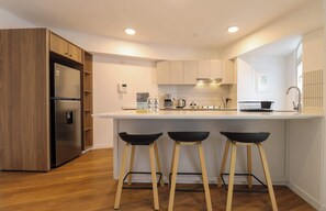 Fridge, microwave, oven, stovetop - w* | Premium 2BR with Balcony in Top San Isidro (San Isidro)
