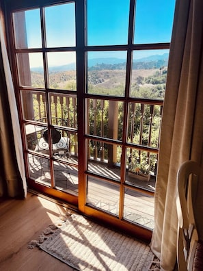 Interior - Ocean, Sunset, Mountain Views, Private Deck: Villa Floresco: Tuscan-like Getaway (Santa Barbara)