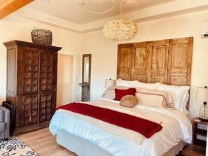 Desk, iron/ironing board, travel cot, free WiFi