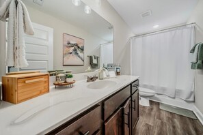 Towels, soap, toilet paper