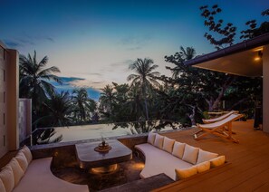 Terrace/patio - Wok Tum Sunset Paradise Villa (Tambon Ko Pha-ngan)