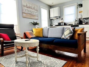 TV, fireplace - 1 Bedroom | Cozy Lounge | Spacious (Catskill)