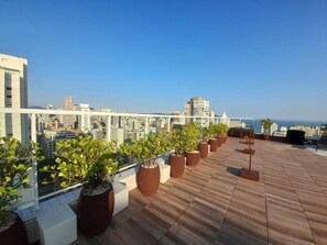 Terrace/patio - SHB - Complete leisure with pool, sauna at Gonzaga (Santos)