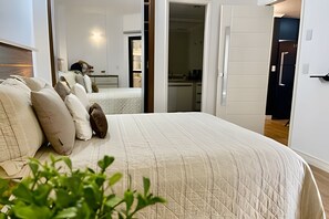 2 dormitorios y ropa de cama