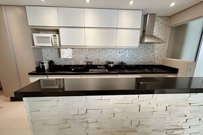 Private kitchen - SHB - Complete Leisure in the Best of Gonzaga! (Santos)