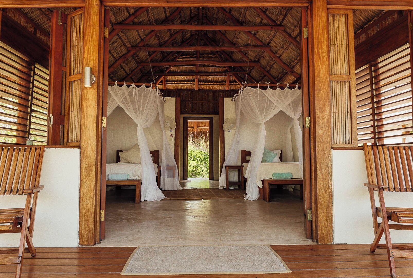 奢華木屋, 多張床, 海景