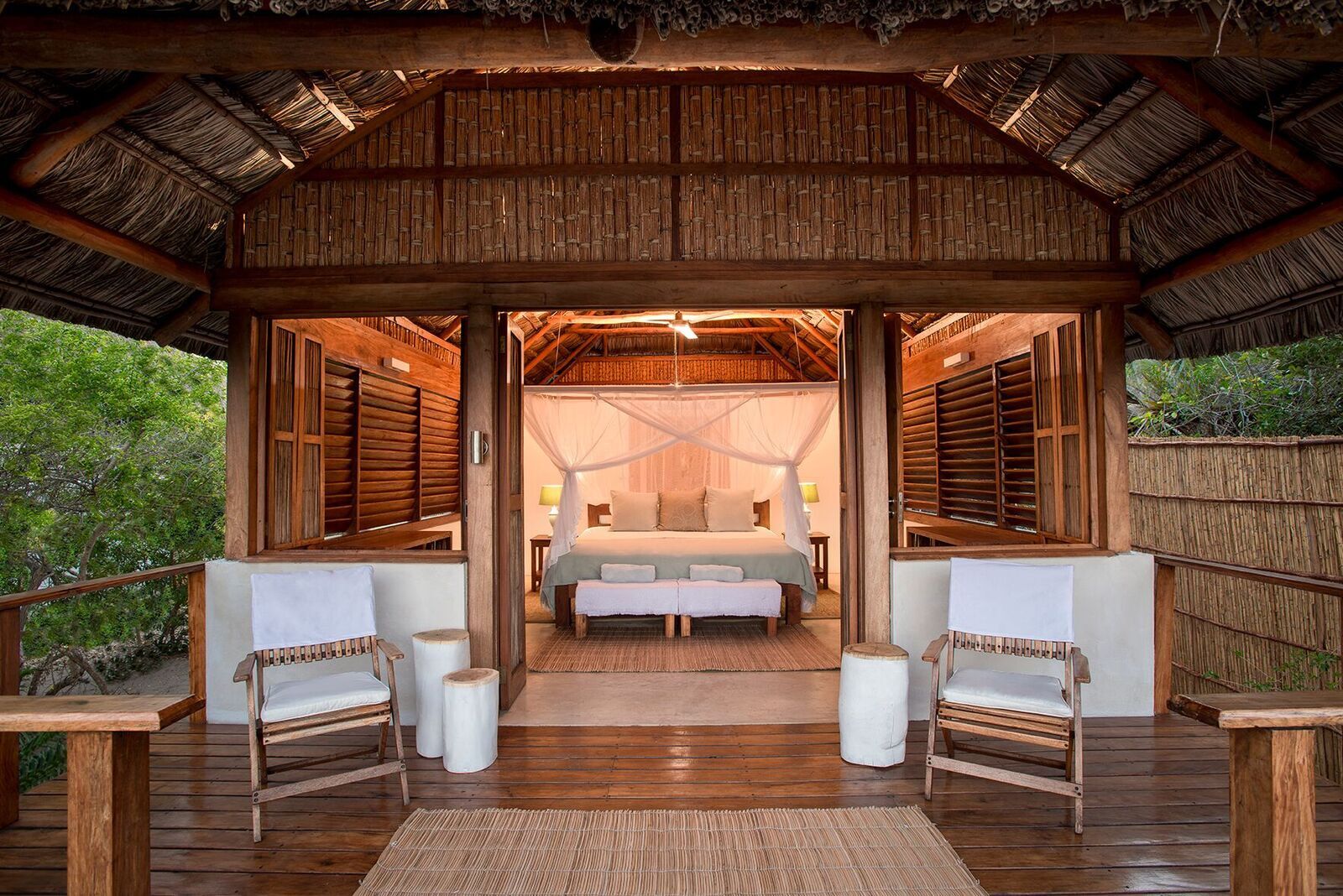 奢華木屋, 1 張特大雙人床, 海景