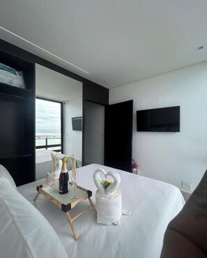 1 bedroom, WiFi, bed sheets, wheelchair access - Porto 2 Life - Muro Alto (Ipojuca)