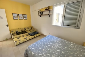 2 bedrooms, iron/ironing board