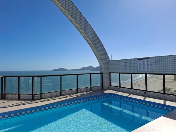 Pool - SHB - Apartment Oceanfront Swimming Pool Wi-Fi (Santos)