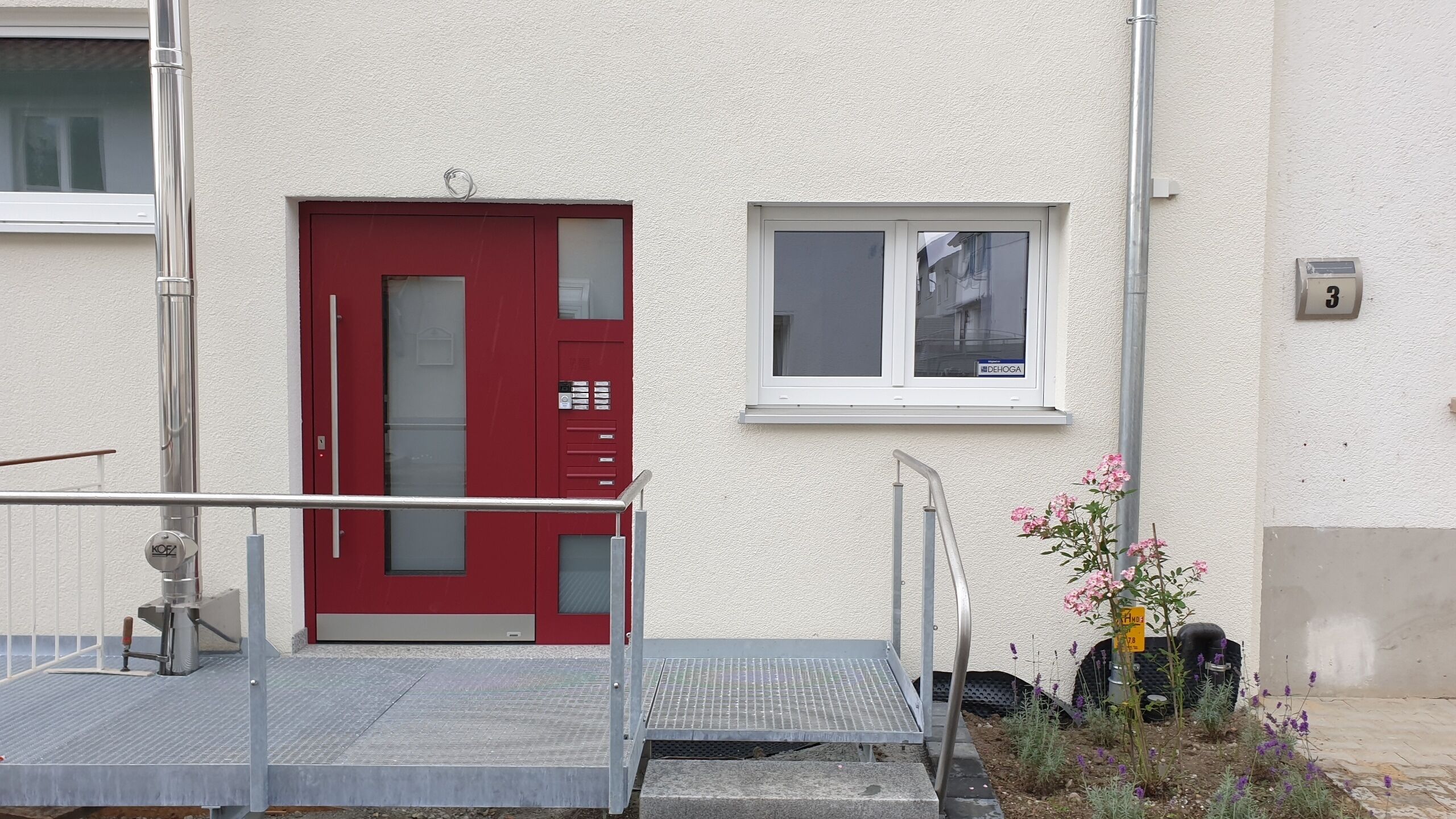 Fassade der Unterkunft