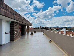 Terrace/patio - w* | Warm Loft w/ Balcony in Santa Barbara (Bogotá)