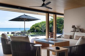 Outdoor dining - Porta Fortuna Luxury: 3BR + Chef, Maid & Golf Cart (Punta Mita)