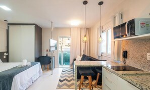 Basic Apartment | 1 bedroom, free WiFi - Your Stay With Comfort in a Building With a Pool and the Beach Just Steps Away in Itapua - Psps (Salvador)