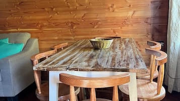 Klassieke chalet, uitzicht op tuin | Privékeuken