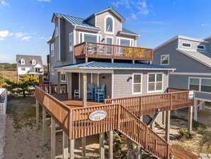 Exterior - Ocean Views! New 4bd Home, very close to Beach! (Oak Island)