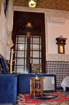 Luxury Double Room, Courtyard View | In-room safe, blackout curtains, soundproofing, free WiFi