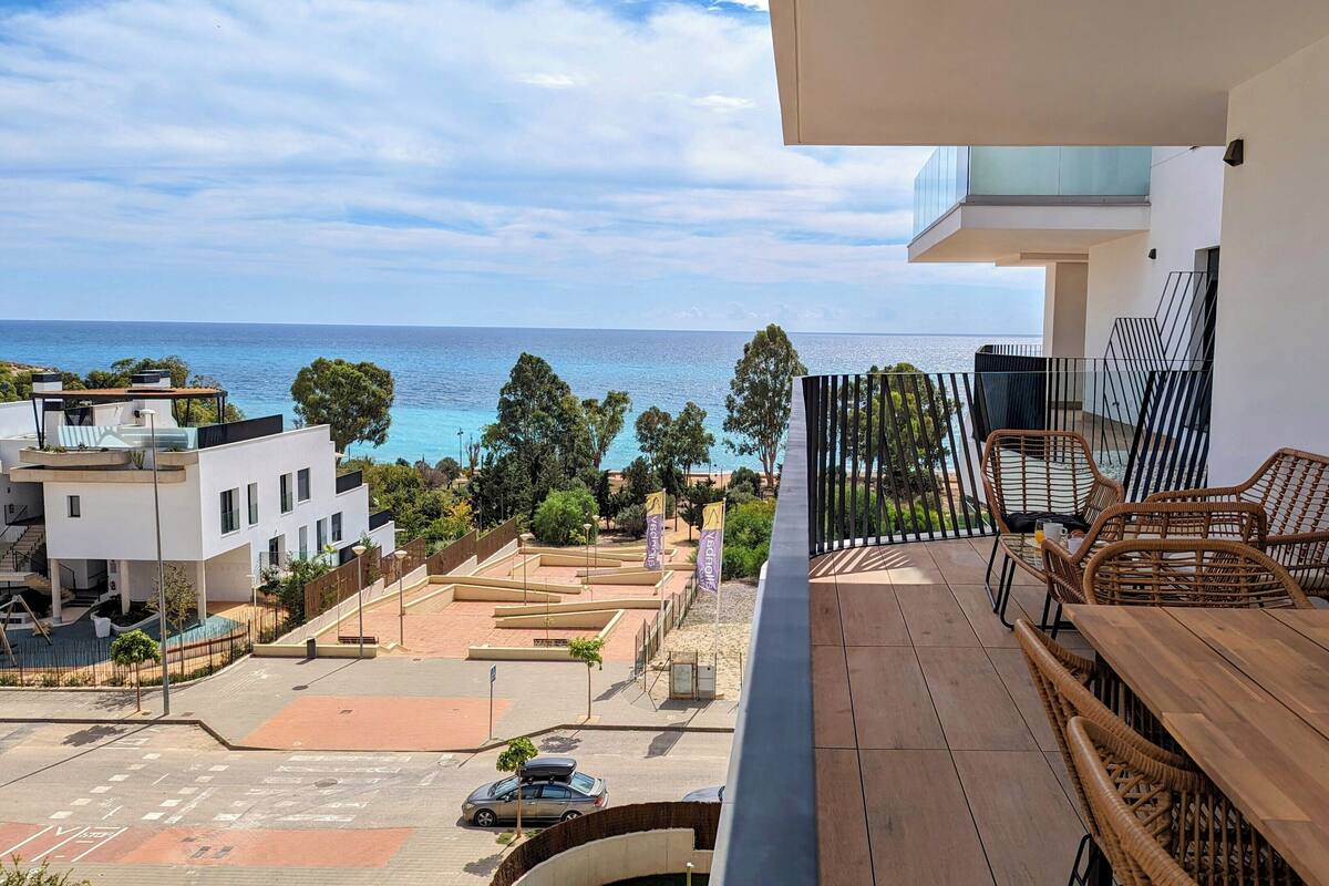 Sea View Apartment | Terrasse/patio