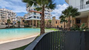 Indoor pool, seasonal outdoor pool, pool umbrellas - Aster Apartments (Villajoyosa)