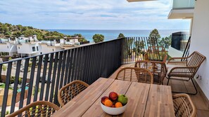 Sea View Apartment | Terrace/patio - Aster Apartments (Villajoyosa)