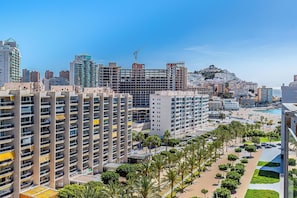 Vue sur la ville depuis l’hébergement