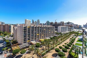 Vue sur la ville depuis l’hébergement