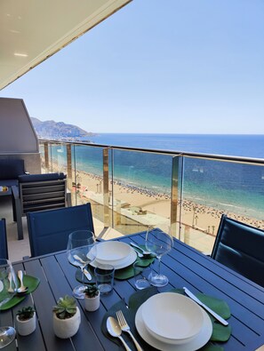 Sunny Aparts | Terrace/patio - Sunset Cliffs Apartments Tower 1 (Benidorm)