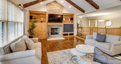 Luxe Long Lake Estate! Courts, Pool & Game Room