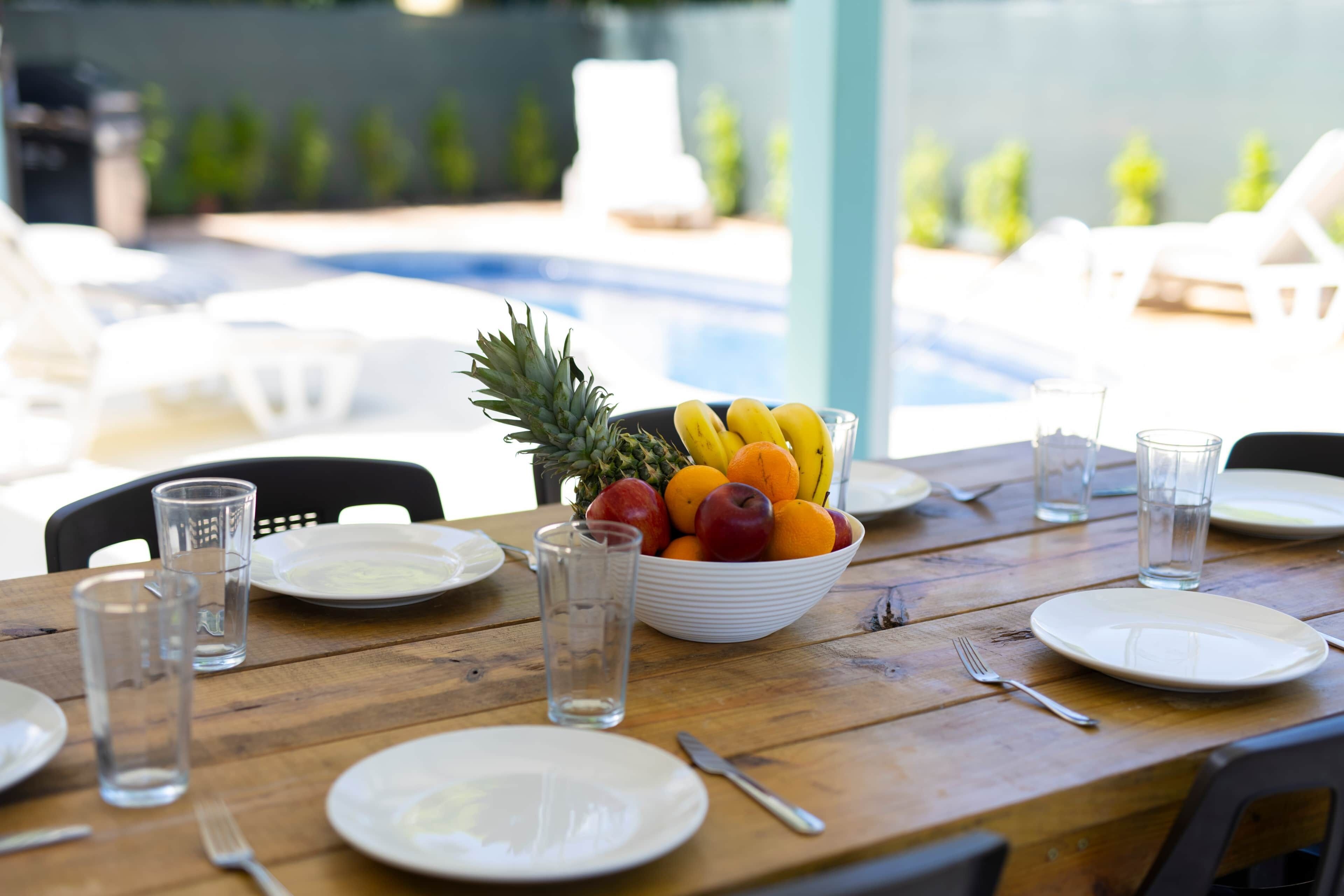 Outdoor dining