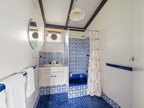 Shower, hair dryer