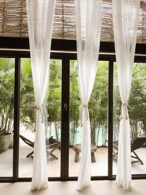 Interior - Ikal Bungalows: HA is a poolside bungalow with AC in a jungle setting of Tulum. (Tulum)