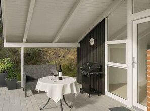 Terrace/patio - Elegant home with views of protected landscape. (Blokhus)