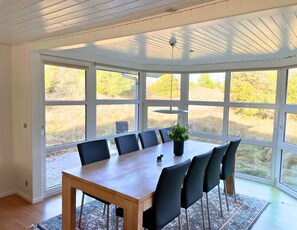 Dining - Elegant home with views of protected landscape. (Blokhus)