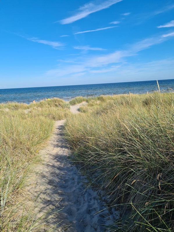 Beach - Bright Cozy Holiday Home in Hals (Hals)