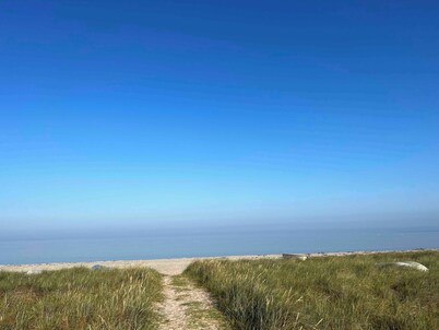 Holiday home 300 m from sandy beach