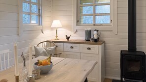 Dining - Cozy and Modern Holiday Home in the woods (Nexø)