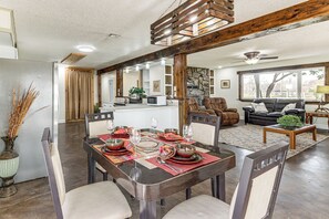 Interior - Deck & Yard: Wolf Creek Waterfront Home in Grove! (Grove)