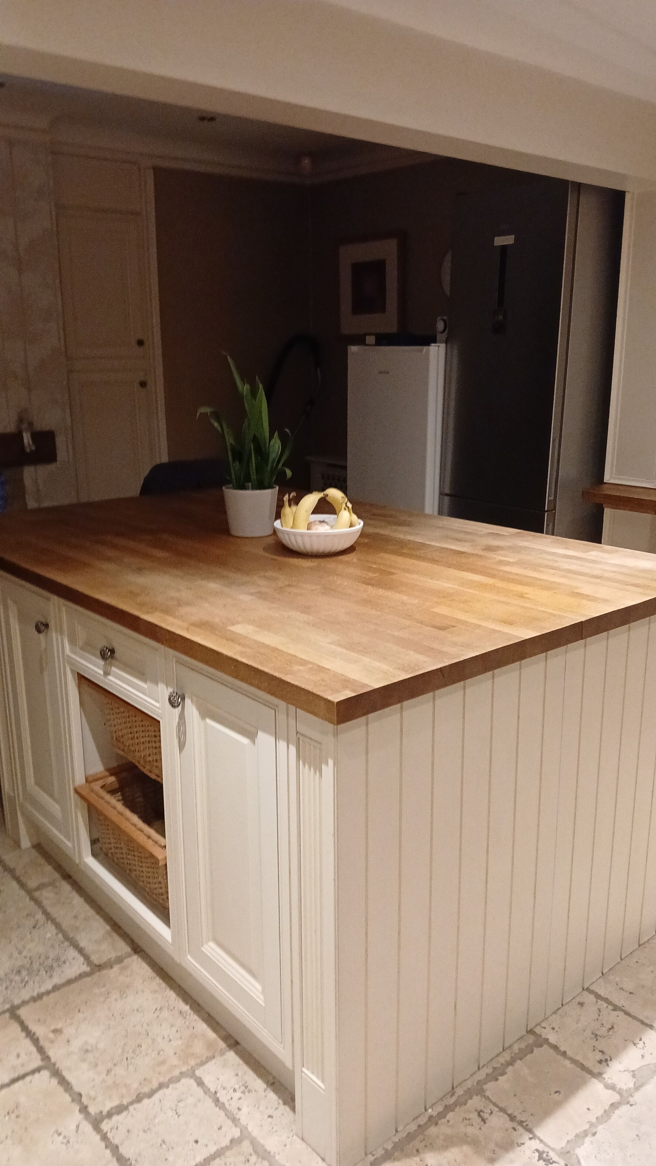 Frigorífico, microondas, horno y lavavajillas