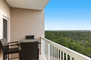 Outdoor dining - 1BR oceanview studio with private balcony (Miramar Beach)
