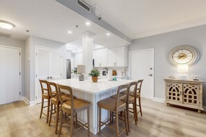 Fridge, microwave, oven, stovetop - Steps to Beach & Pools, 3BR Resort Condo (Miramar Beach)
