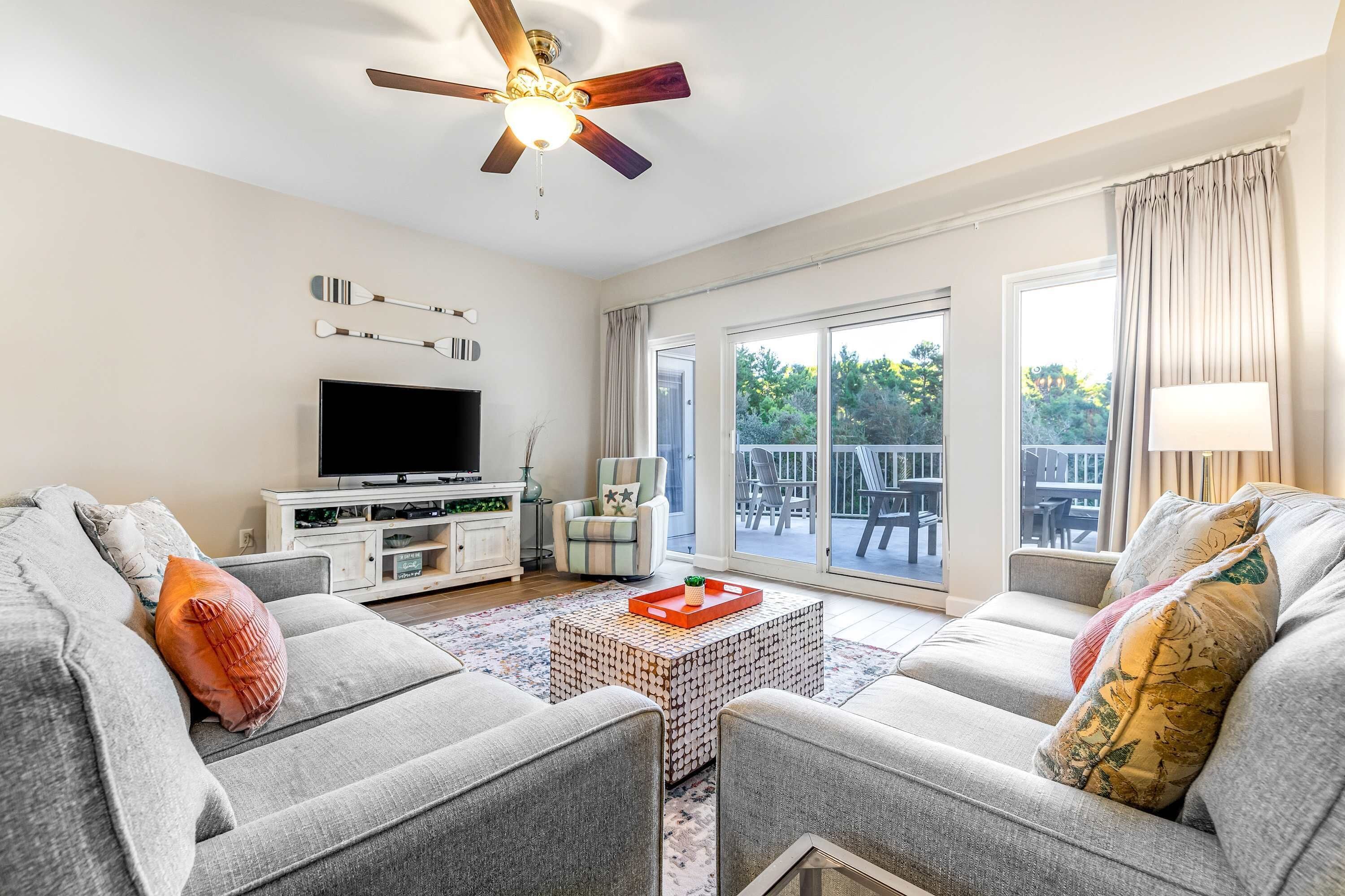 TV, DVD player, offices