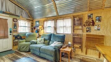 TV, books, video library