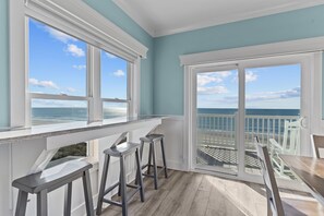 Interior - Clear Skies: Spacious 7-Bedroom Oceanfront Retreat in Oak Island, NC, perfect for up to 20 guests. (Oak Island)