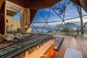 Basic Çadır, 1 Büyük (Queen) Boy Yatak, Dağ Manzaralı | Çarşaf takımı