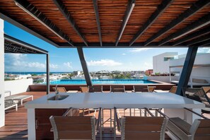 Outdoor banquet area - Loft Moderno y Céntrico Playa del Carmen (Playa del Carmen)